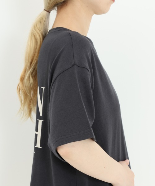 HEART MARKET（ハートマーケット）の「フレンチロゴワイドなプリントT（Tシャツ/カットソー・レディース・グレー系/ホワイト系/ブラック系・MEDIUM/LARGE）」の22枚目の写真