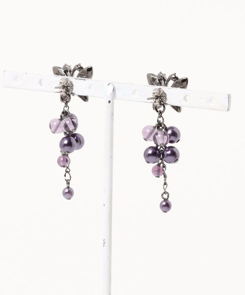 ANNA SUI(アナスイ)の「カラントモチーフ ピアス(ピアス(両耳用)・レディース・レッド/ブラック・FREE)」の3枚目の写真