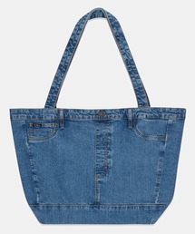 GUESS JEANS Denim Tote トートバッグ ローリングストーンズ