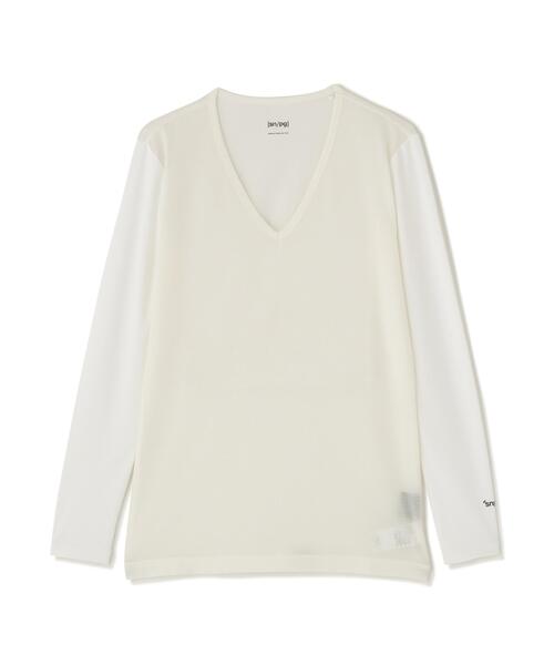 PEARLY GATES(パーリーゲイツ)の「Super Natural ウールメッシュ × ナイロンベア天竺(MENS)(Tシャツ/カットソー・メンズ・ネイビー/ホワイト・MEDIUM/X-LARGE/LARGE)」の13枚目の写真