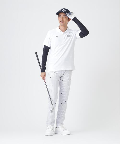 PEARLY GATES(パーリーゲイツ)の「Super Natural ウールメッシュ × ナイロンベア天竺(MENS)(Tシャツ/カットソー・メンズ・ネイビー/ホワイト・MEDIUM/X-LARGE/LARGE)」の20枚目の写真