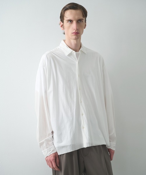 KANEMASA PHIL.(カネマサフィル)の「【KANEMASA PHIL.】46G Artisan Shirt(シャツ/ブラウス・メンズ・パープル/ホワイト/ブラック・L/M)」の2枚目の写真