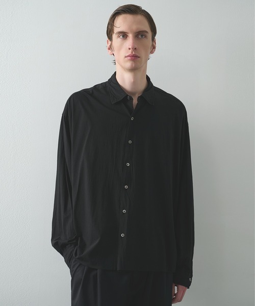 KANEMASA PHIL.(カネマサフィル)の「【KANEMASA PHIL.】46G Artisan Shirt(シャツ/ブラウス・メンズ・パープル/ホワイト/ブラック・L/M)」の3枚目の写真