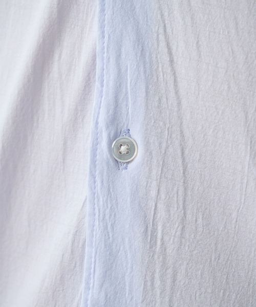 KANEMASA PHIL.(カネマサフィル)の「【KANEMASA PHIL.】46G Artisan Shirt(シャツ/ブラウス・メンズ・パープル/ホワイト/ブラック・L/M)」の13枚目の写真