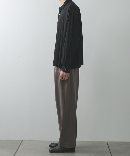 KANEMASA PHIL.(カネマサフィル)の「【KANEMASA PHIL.】46G Artisan Shirt(シャツ/ブラウス・メンズ・パープル/ホワイト/ブラック・L/M)」の17枚目の写真