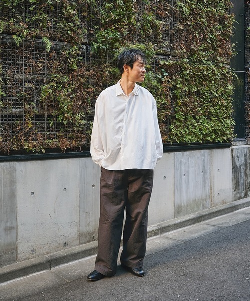 KANEMASA PHIL.(カネマサフィル)の「【KANEMASA PHIL.】46G Artisan Shirt(シャツ/ブラウス・メンズ・パープル/ホワイト/ブラック・L/M)」の22枚目の写真