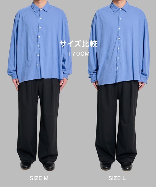 KANEMASA PHIL.(カネマサフィル)の「【KANEMASA PHIL.】46G Artisan Shirt(シャツ/ブラウス・メンズ・パープル/ホワイト/ブラック・L/M)」の8枚目の写真