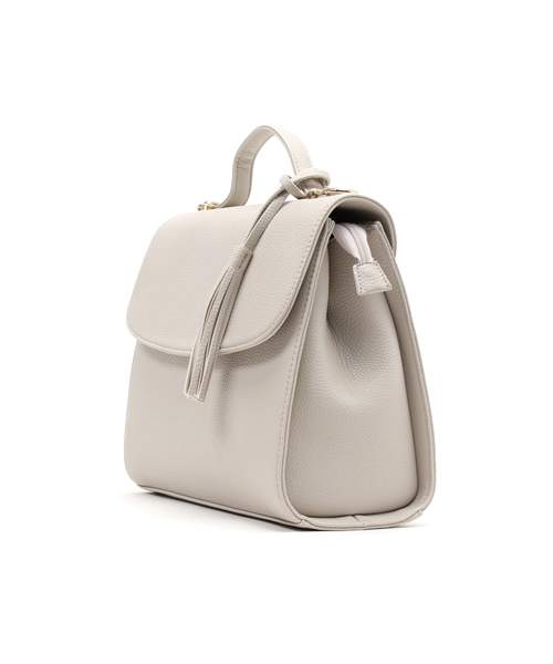 mystic(ミスティック)の「【mystic】フラップ2WAYBAG(トートバッグ・レディース・グレー/ブラック/キャメル/ベージュ/ピンク・フリ-)」の9枚目の写真