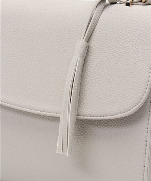 mystic(ミスティック)の「【mystic】フラップ2WAYBAG(トートバッグ・レディース・グレー/ブラック/キャメル/ベージュ/ピンク・フリ-)」の15枚目の写真