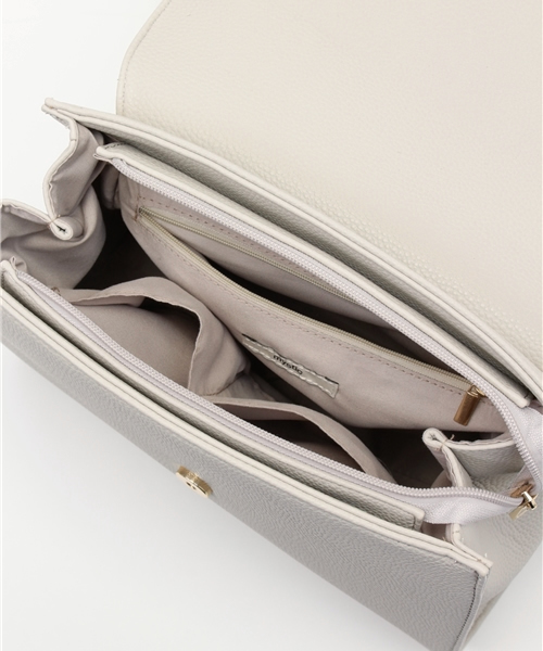 mystic(ミスティック)の「【mystic】フラップ2WAYBAG(トートバッグ・レディース・グレー/ブラック/キャメル/ベージュ/ピンク・フリ-)」の16枚目の写真