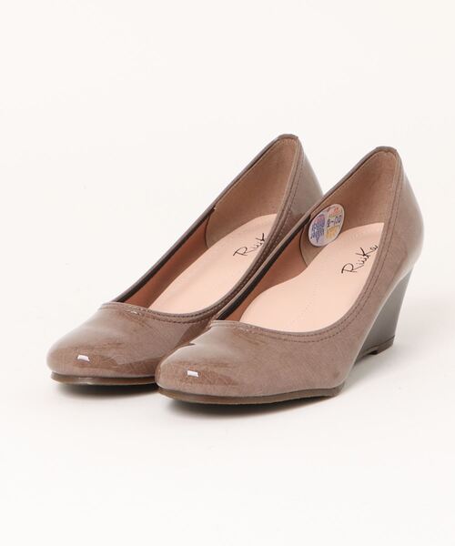 【晴雨兼用】ウェッジソールレインパンプス【RiiiKa/リーカ】（レインシューズ）｜RiiiKa（リーカ）