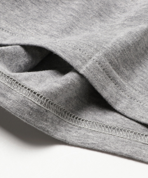 CHUBBYGANG（チャビーギャング）の「フレンチブルロゴネームロングTシャツ（Tシャツ/カットソー・キッズ・ホワイト/ライトグレー/ブラック・100/120/150/110/130/160/140）」の7枚目の写真