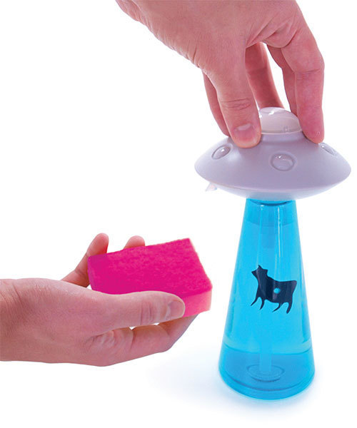 LEADWORKS（レッドワークス）の「UFOソープポンプ カウ ブルー（キッチンツール・レディース・クリアブルー・FREE）」の7枚目の写真