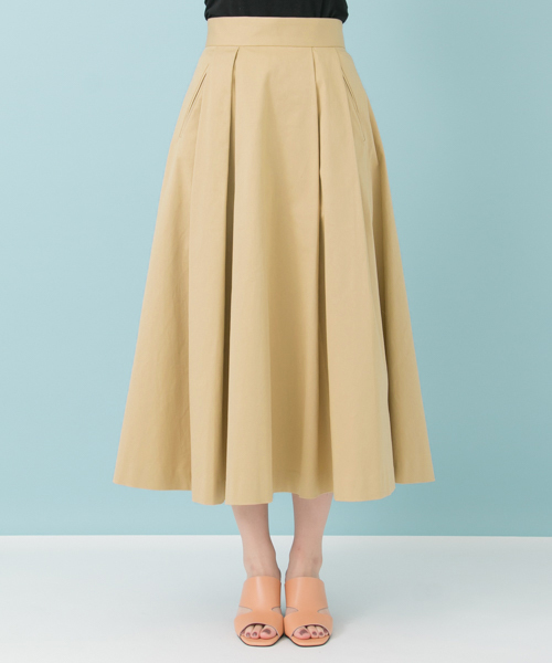 URBAN RESEARCH（アーバンリサーチ）の「UR チノタックロングスカート（スカート・レディース・オフホワイト/ベージュ・38/36）」の13枚目の写真