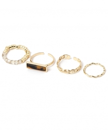 LEPSIM | 4PセットリングSS　744817(リング)