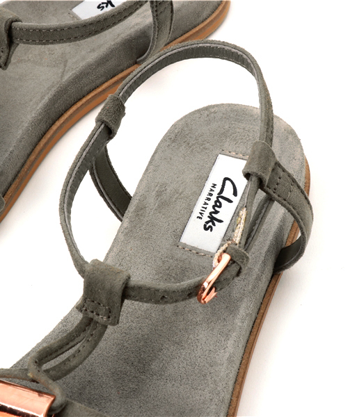 Clarks(クラークス)の「Agean Cool / エイジアンクール (セージスエード)(サンダル・レディース・グリーン・3/4.5/3.5/5.5/6/5/7/4/6.5)」の3枚目の写真