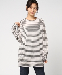 PLENTY�i�v�����e�B�j�́u�yPLENTY HUMANWEAR�zW-RECEIPE CREW DRESS�iT�V���c/�J�b�g�\�[�j�v