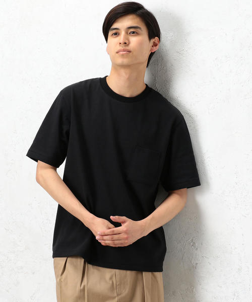 MXP(エムエックスピー)の「◇JY MXP MEDIUM ビッグシルエットポケットTシャツ(Tシャツ/カットソー・メンズ・ブラック/ホワイト/ネイビー/グレー・SMALL/LARGE/X-LARGE/MEDIUM)」の3枚目の写真