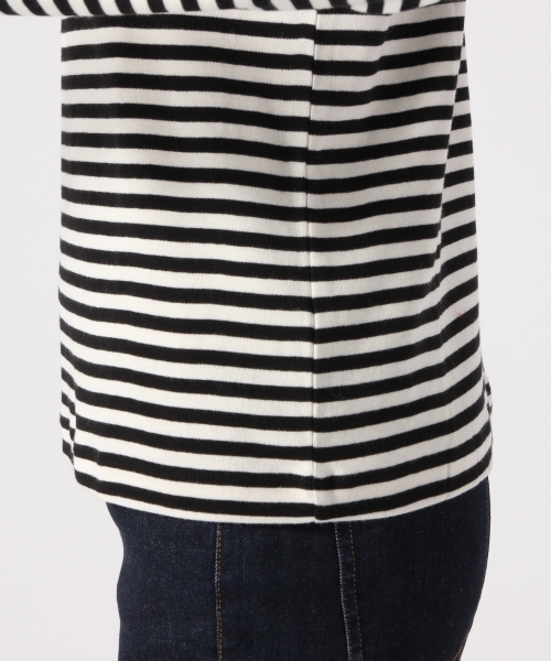 GLOBAL WORK（グローバルワーク）の「スーピマコットンインナー長袖（Tシャツ/カットソー・レディース・ホワイト/ブラック/ワインレッド/その他/グレー・SMALL/MEDIUM/LARGE）」の11枚目の写真