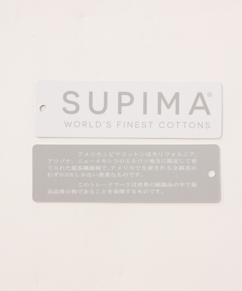 GLOBAL WORK（グローバルワーク）の「スーピマコットンインナー長袖（Tシャツ/カットソー・レディース・ホワイト/ブラック/ワインレッド/その他/グレー・SMALL/MEDIUM/LARGE）」の13枚目の写真