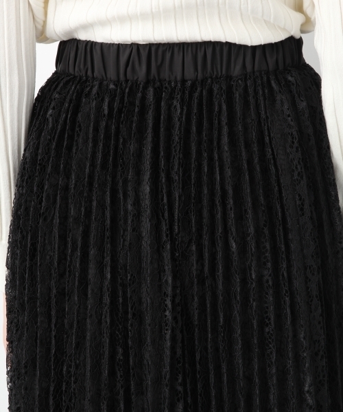 LEPSIM(レプシィム)の「レースプリーツロングスカート 773884(スカート・レディース・ブラック/カーキ・MEDIUM/LARGE)」の14枚目の写真