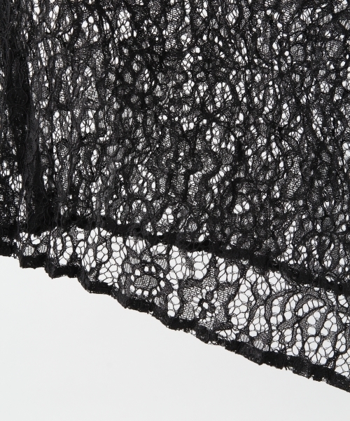 LEPSIM(レプシィム)の「レースプリーツロングスカート 773884(スカート・レディース・ブラック/カーキ・MEDIUM/LARGE)」の3枚目の写真