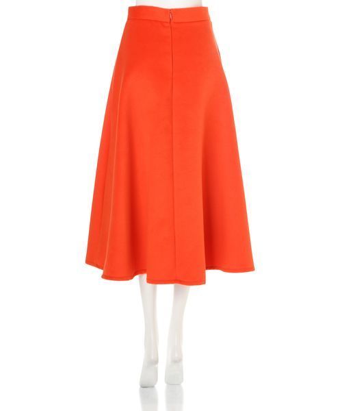 FREE'S MART（フリーズマート）の「Ｆメルトンサーキュラースカート（スカート・レディース・オレンジ/ホワイト・MEDIUM/SMALL）」の22枚目の写真