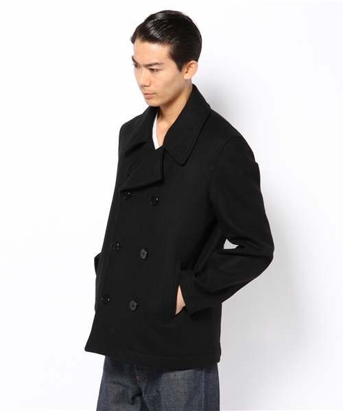 BEAMS（ビームス）の「□BEAMS / BASIC P-COAT（ピーコート・メンズ・グレー/ブラック/ネイビー・SMALL/MEDIUM/LARGE/X-LARGE）」の4枚目の写真