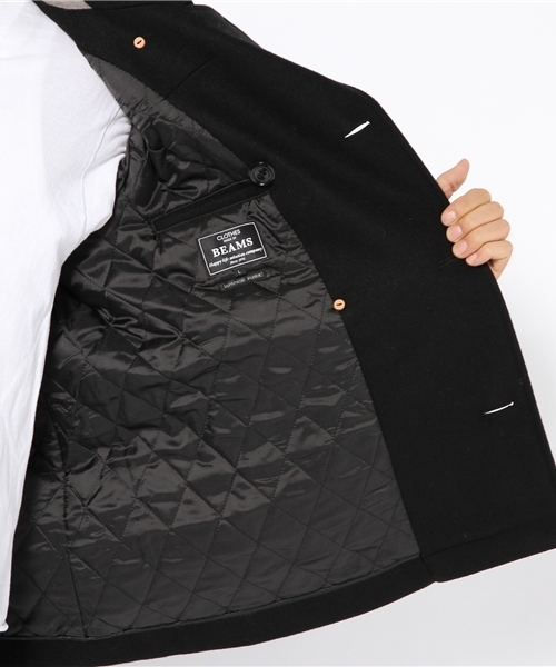 BEAMS（ビームス）の「□BEAMS / BASIC P-COAT（ピーコート・メンズ・グレー/ブラック/ネイビー・SMALL/MEDIUM/LARGE/X-LARGE）」の9枚目の写真