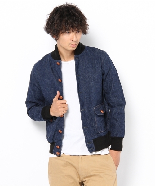 希少 orSlow Denim Stadium Jacket クルミボタン 希少 orSlow Denim Stadium Jacket クルミボタン 1960's Type 3 Denim