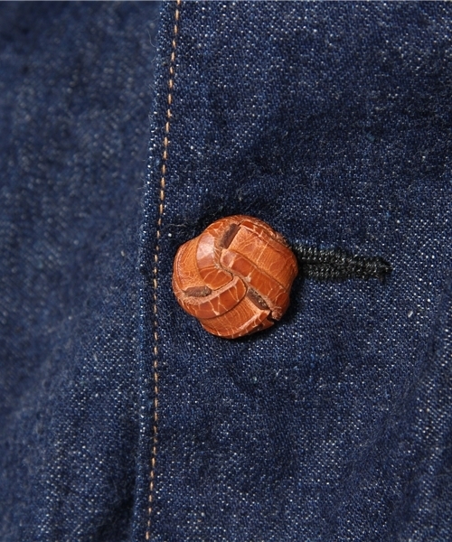 希少 orSlow Denim Stadium Jacket クルミボタン 1960's Type 3 Denim