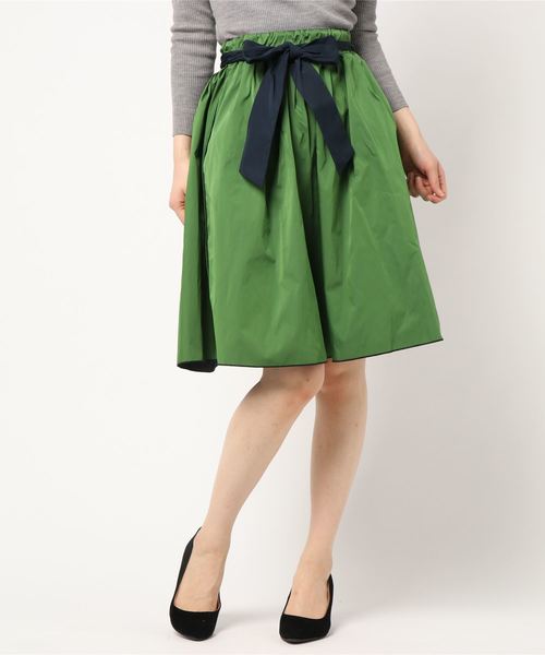 NARACAMICIE（ナラカミーチェ）の「【2WEY】リバーシブルギャザースカート（スカート・レディース・ネイビー/ベージュ/ベージュ系その他・MEDIUM）」の8枚目の写真