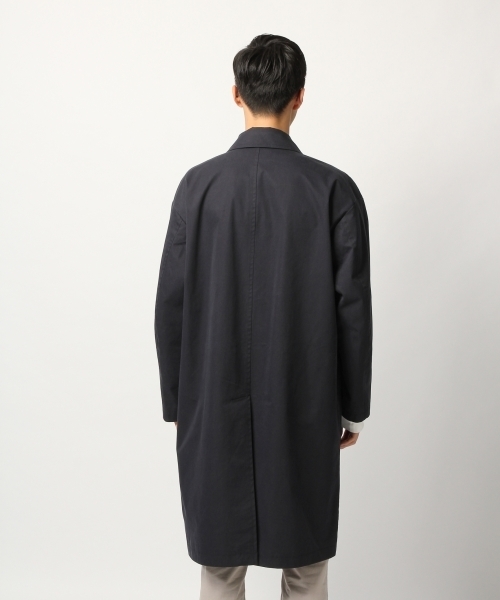 GLOBAL WORK（グローバルワーク）の「ステンカラーコート/775842（ステンカラーコート・メンズ・ネイビー/ライトベージュ・LARGE/MEDIUM/SMALL）」の8枚目の写真