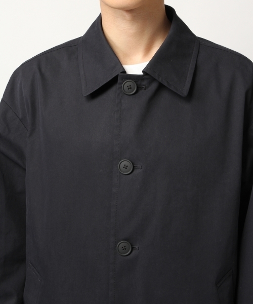 GLOBAL WORK（グローバルワーク）の「ステンカラーコート/775842（ステンカラーコート・メンズ・ネイビー/ライトベージュ・LARGE/MEDIUM/SMALL）」の9枚目の写真