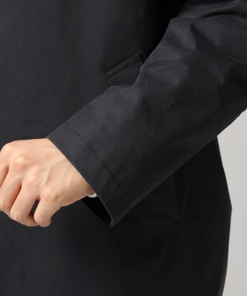 GLOBAL WORK（グローバルワーク）の「ステンカラーコート/775842（ステンカラーコート・メンズ・ネイビー/ライトベージュ・LARGE/MEDIUM/SMALL）」の11枚目の写真