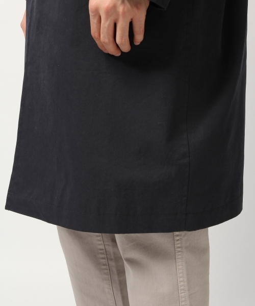 GLOBAL WORK（グローバルワーク）の「ステンカラーコート/775842（ステンカラーコート・メンズ・ネイビー/ライトベージュ・LARGE/MEDIUM/SMALL）」の12枚目の写真