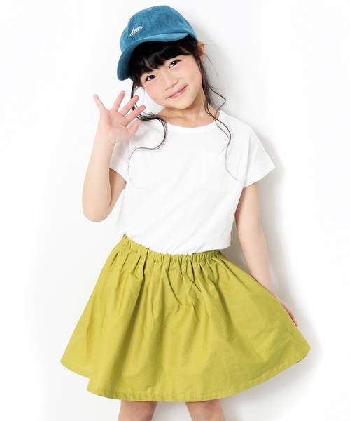 devirock（デビロック）の「無地ベーシック半袖ドッキングワンピース（ワンピース・キッズ・その他6/その他3/その他5/その他4/その他2/その他1/その他7・160cm/110cm/130cm/120cm/140cm/100cm/150cm）」の2枚目の写真