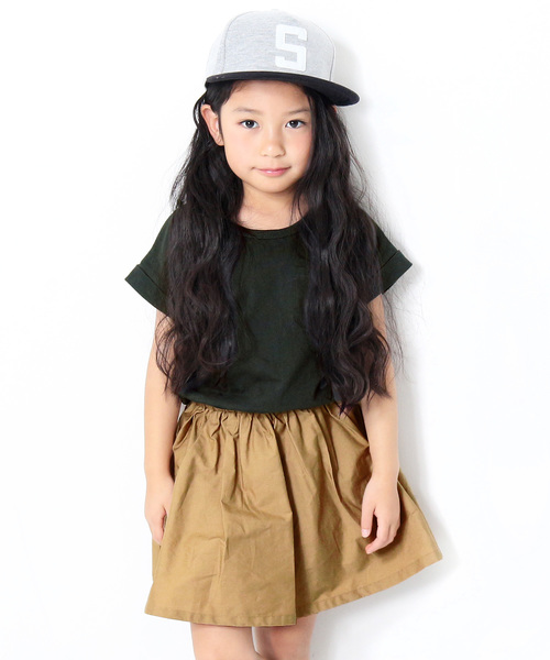 devirock（デビロック）の「無地ベーシック半袖ドッキングワンピース（ワンピース・キッズ・その他6/その他3/その他5/その他4/その他2/その他1/その他7・160cm/110cm/130cm/120cm/140cm/100cm/150cm）」の4枚目の写真