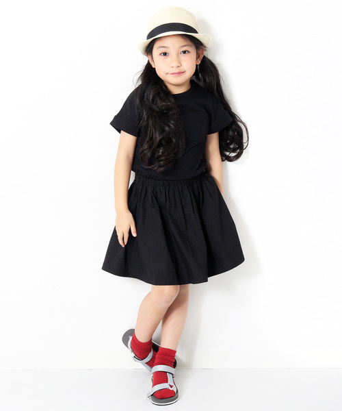 devirock（デビロック）の「無地ベーシック半袖ドッキングワンピース（ワンピース・キッズ・その他6/その他3/その他5/その他4/その他2/その他1/その他7・160cm/110cm/130cm/120cm/140cm/100cm/150cm）」の9枚目の写真