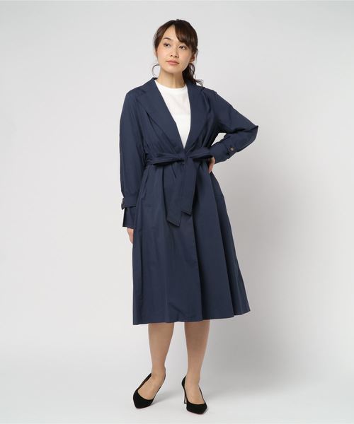 un dix cors（アンディコール）の「ライトウエイトコート（その他アウター・レディース・ベージュ/ネイビー・ﾌﾘ-）」の6枚目の写真