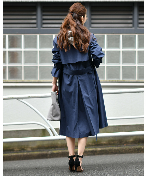 un dix cors（アンディコール）の「ライトウエイトコート（その他アウター・レディース・ベージュ/ネイビー・ﾌﾘ-）」の9枚目の写真