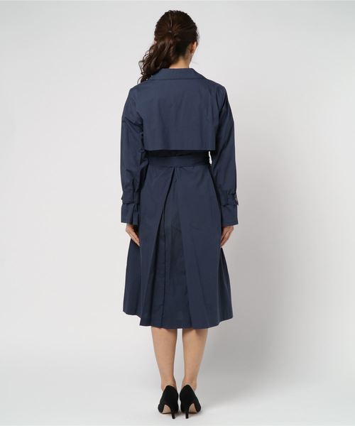 un dix cors（アンディコール）の「ライトウエイトコート（その他アウター・レディース・ベージュ/ネイビー・ﾌﾘ-）」の3枚目の写真