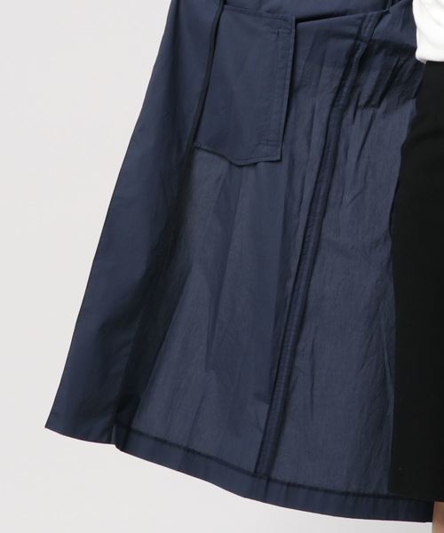 un dix cors（アンディコール）の「ライトウエイトコート（その他アウター・レディース・ベージュ/ネイビー・ﾌﾘ-）」の5枚目の写真