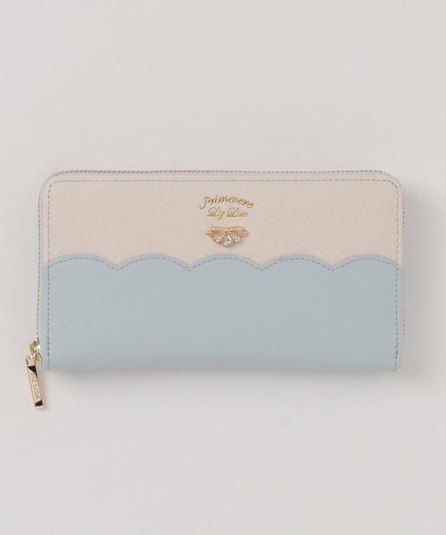 Primevere Liz Lisa プリムヴェールリズリサ の Primevereliz Lisa プリムヴェールリズリサ サボン ラウンドファスナー長財布 財布 Wear