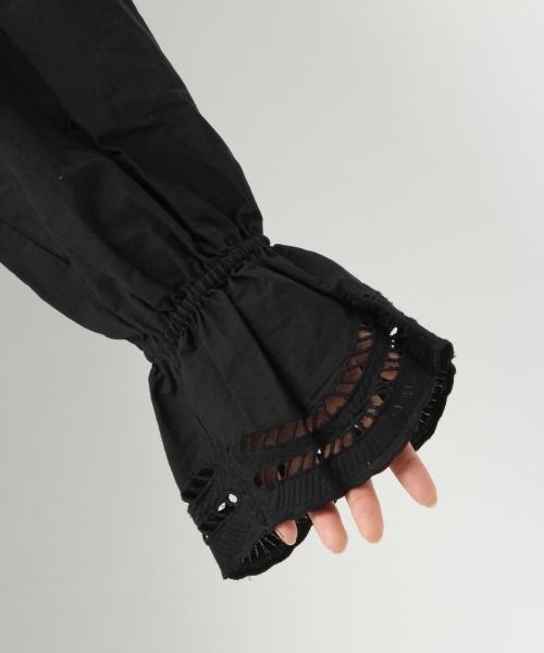 A part by（アパートバイ）の「CカットワークレースブラウスLS　788909 （シャツ/ブラウス・レディース・ホワイト/ブラック/グリーン・FREE）」の14枚目の写真