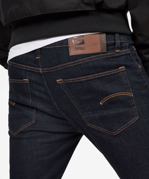 G-STAR（ジースター）の「3301 Deconstructed Slim（デニムパンツ・メンズ・ダークインディゴブルー・32inch/30inch/28inch/34inch/36inch/31inch/29inch/27inch/33inch）」の3枚目の写真