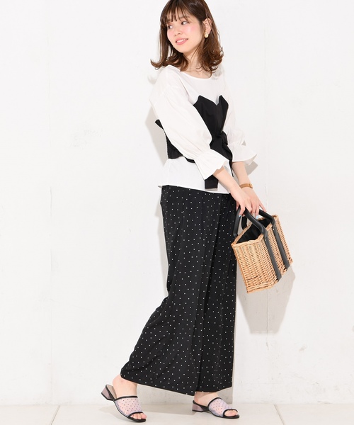 natural couture（ナチュラルクチュール）の「ビスチェドッキングブラウス（シャツ/ブラウス・レディース・ブラック/ベージュ/ピンク/その他・FREE）」の16枚目の写真