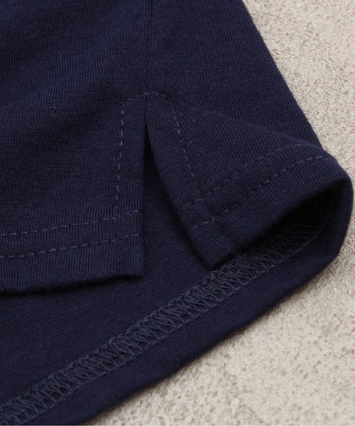 allolun.（オールオルン）の「ラインフリルＴシャツ（Tシャツ/カットソー・キッズ・キナリ/ネイビー・90/140/100/110/120/130）」の12枚目の写真