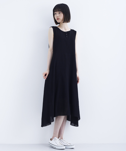 Merlot ワンピース ワンピースikyu メルローイキュウ のファッション コットンランダムカットワンピース1626 ワンピース Merlot