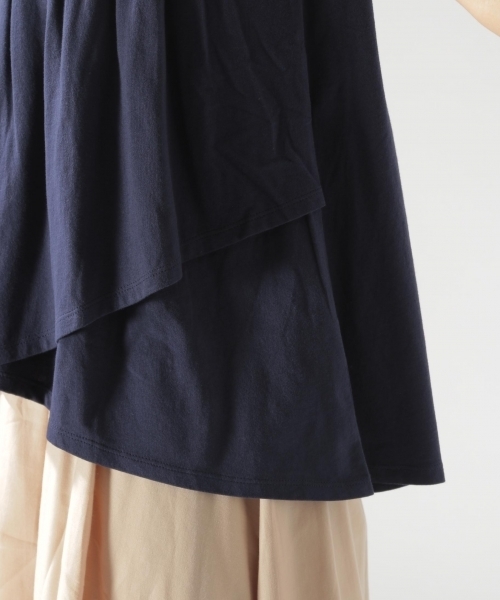 BAYFLOW（ベイフロー）の「GOOD PRICE／フリルノースリーブトップス（Tシャツ/カットソー・レディース・ネイビー/ブルー/グリーン・SMALL/MEDIUM）」の12枚目の写真